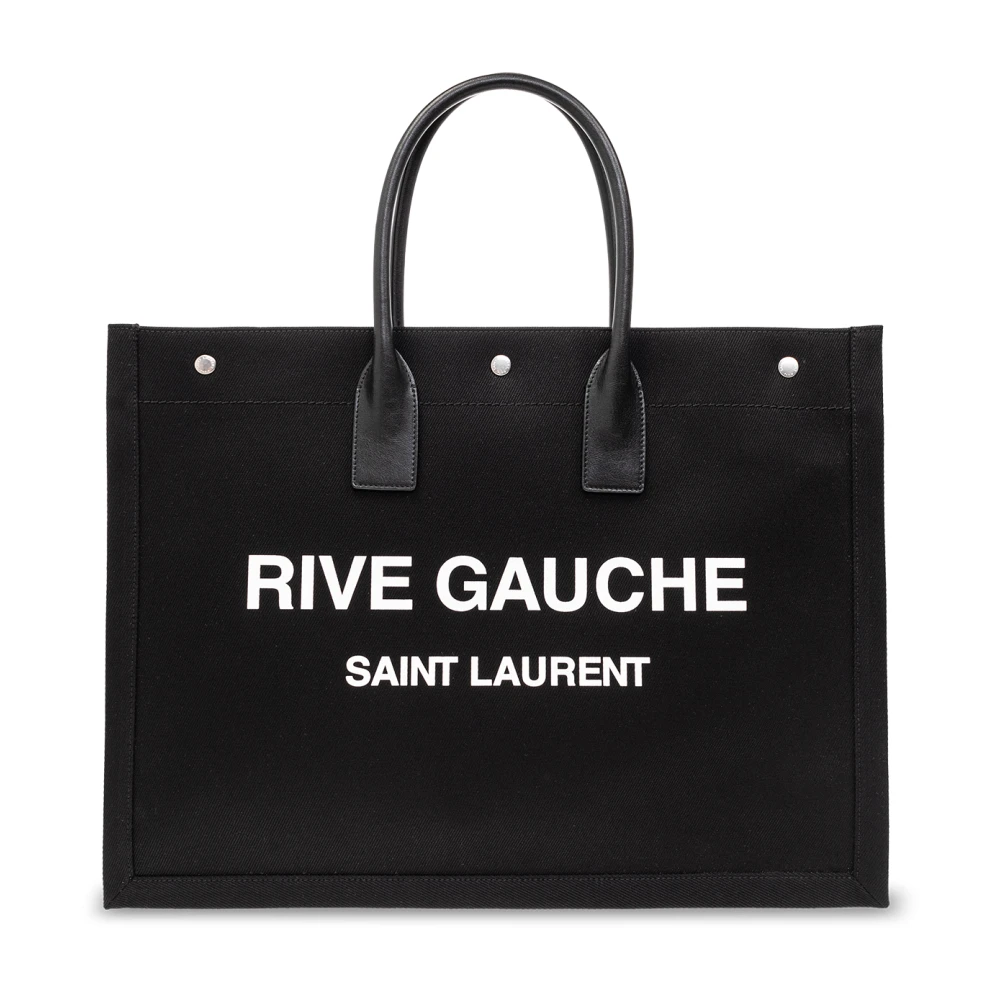 Saint Laurent Rive Gauche Shopper Bag Black, Herr