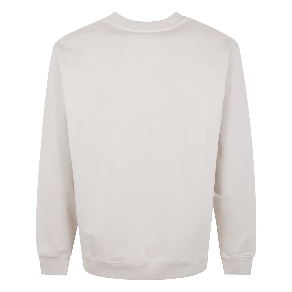 Drole de Monsieur Klassieke Slogan Sweater Beige Heren