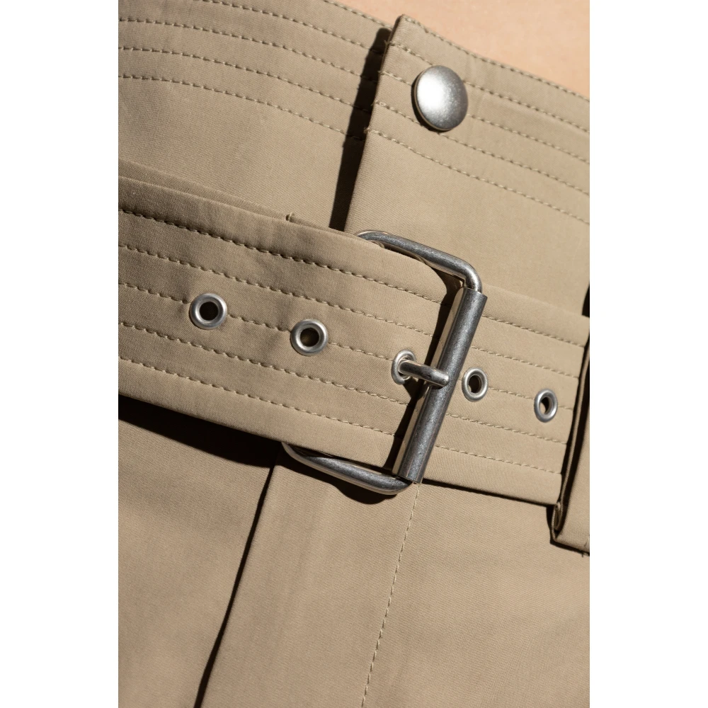 Bottega Veneta Hoge taille broek Beige Dames