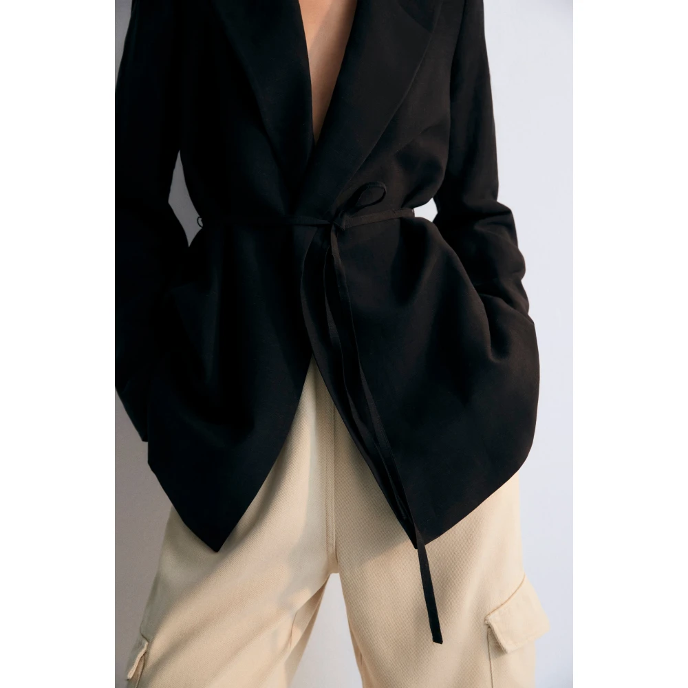The New Society Eros Woman Blazer Caviar Black Dames