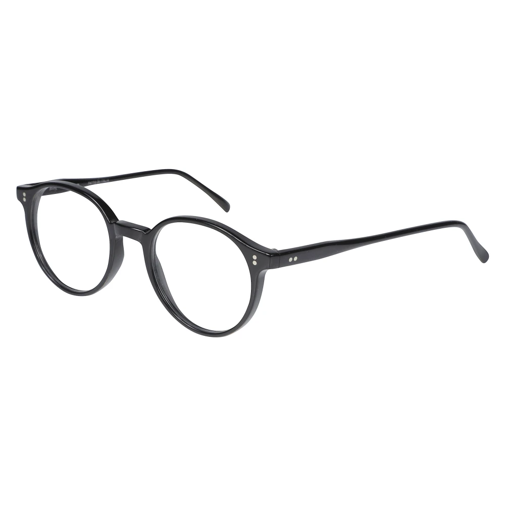 Kador Unisex Black Glasses, 49 Mm, Panto/N Optical Frame