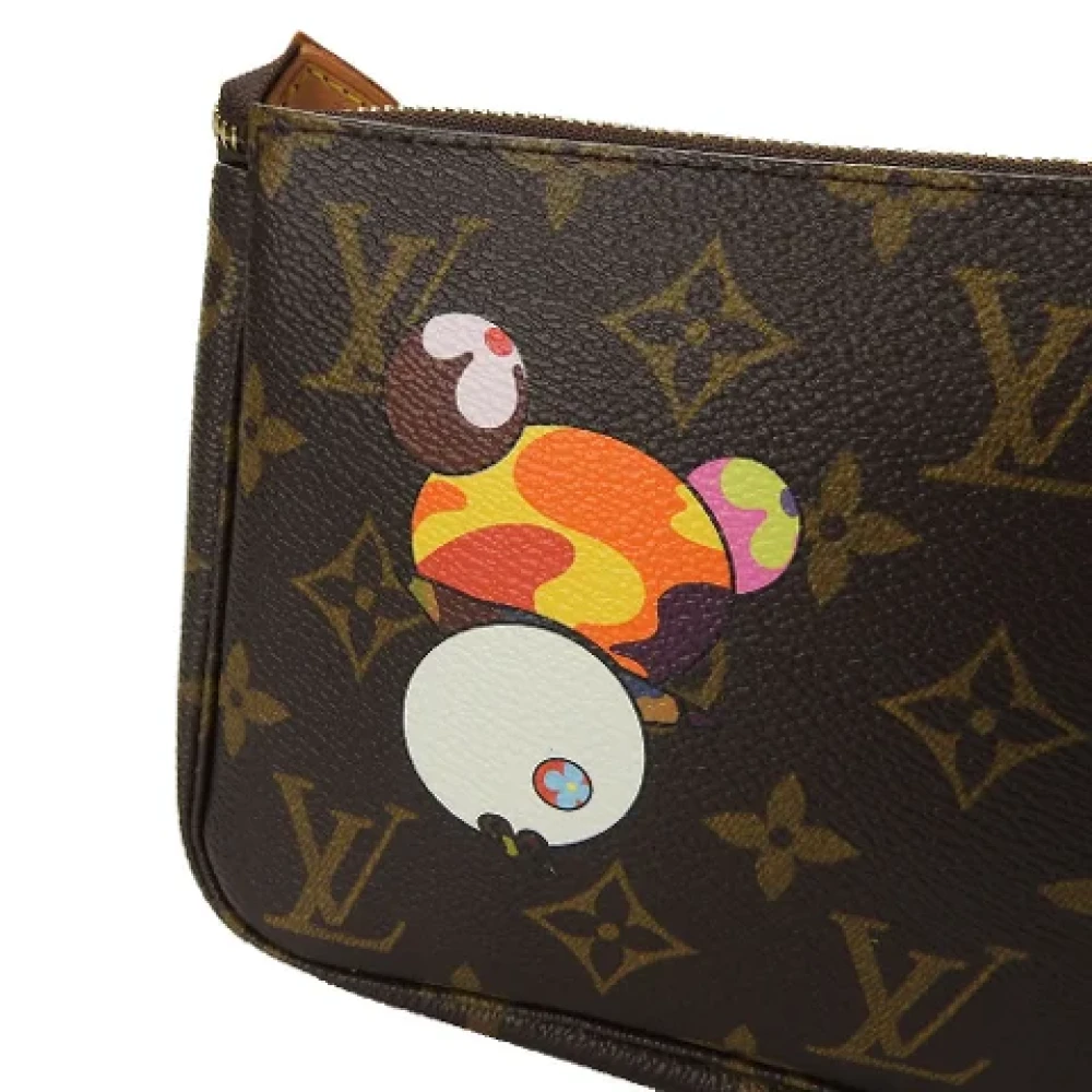 Louis Vuitton Vintage Pre-owned Canvas clutches Brown Dames