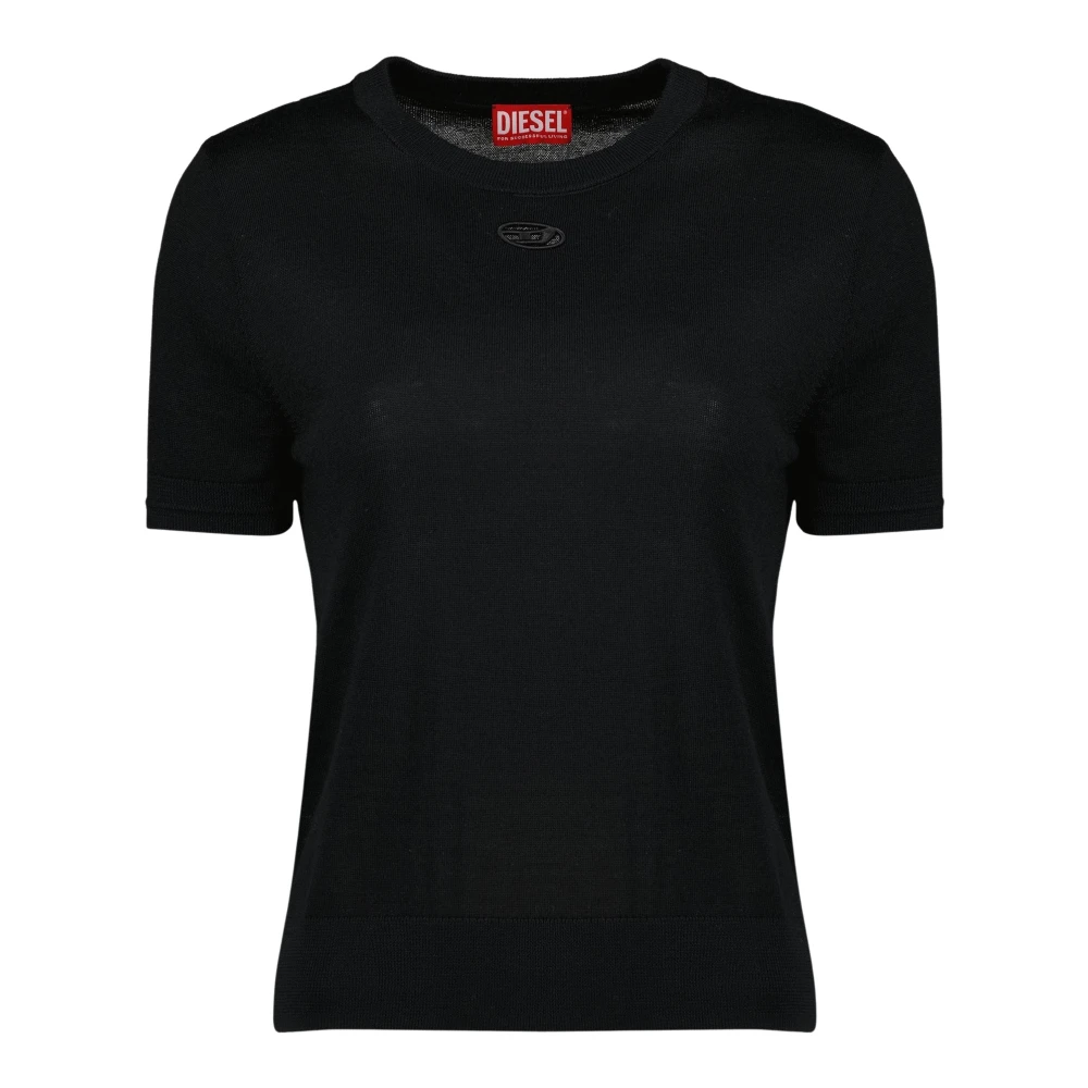 Diesel Women's Black M-Aline Knitwear - Round-Neck Knitwear - S - Knitwear