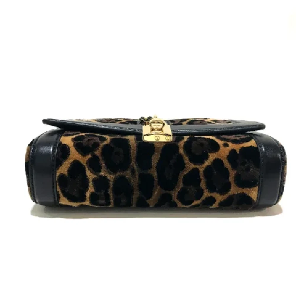Dolce & Gabbana Pre-owned Leather shoulder-bags Black Dames