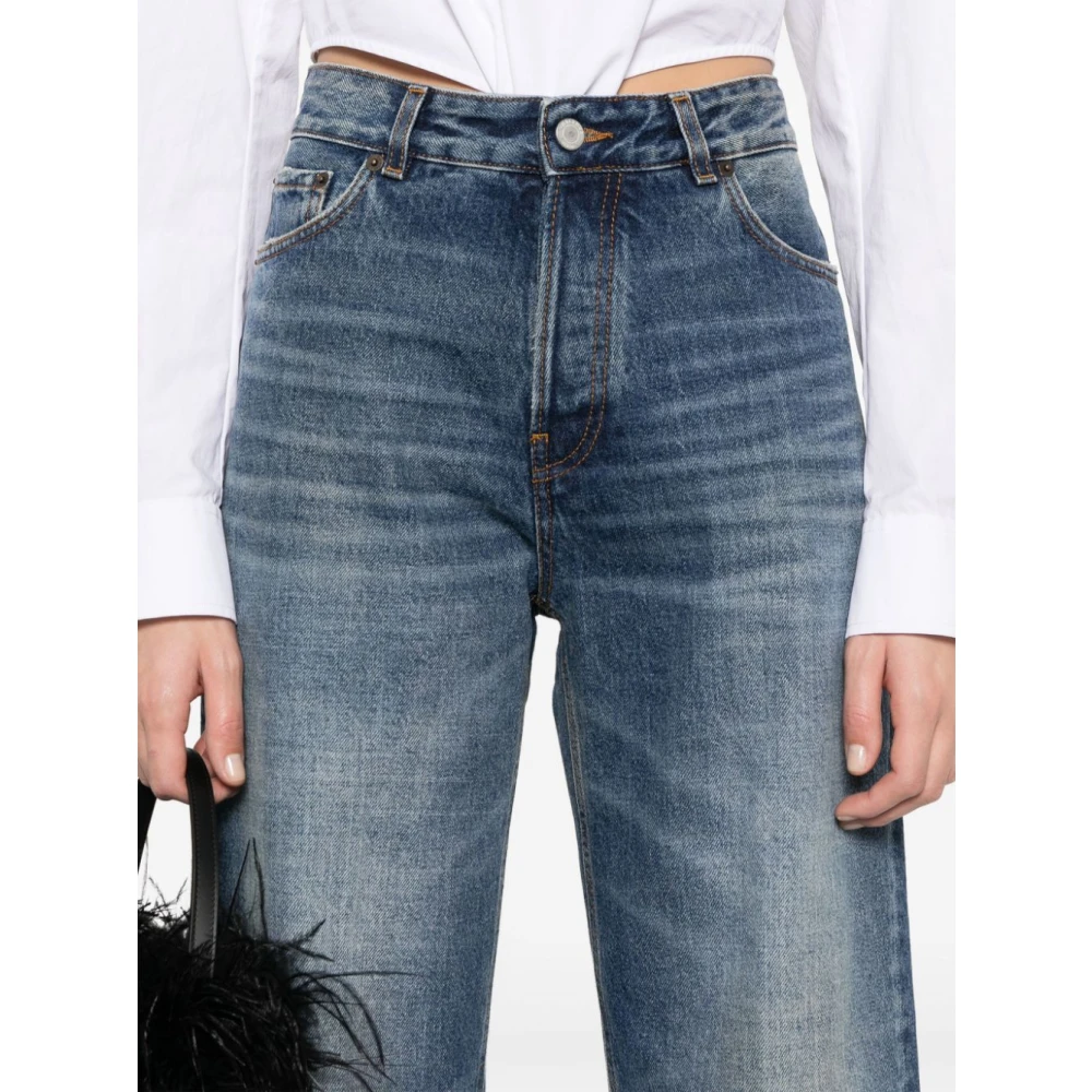 Haikure Straight Jeans Blue Dames