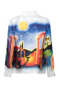 chemise-bleue-a-imprime-graphique