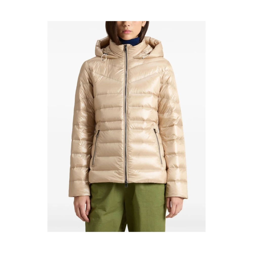 Woolrich Gewatteerde Jas Beige Dames