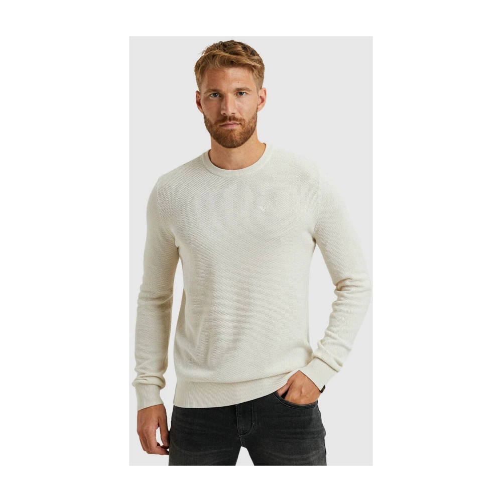 PME Legend Casual katoen modal pullover Beige Heren