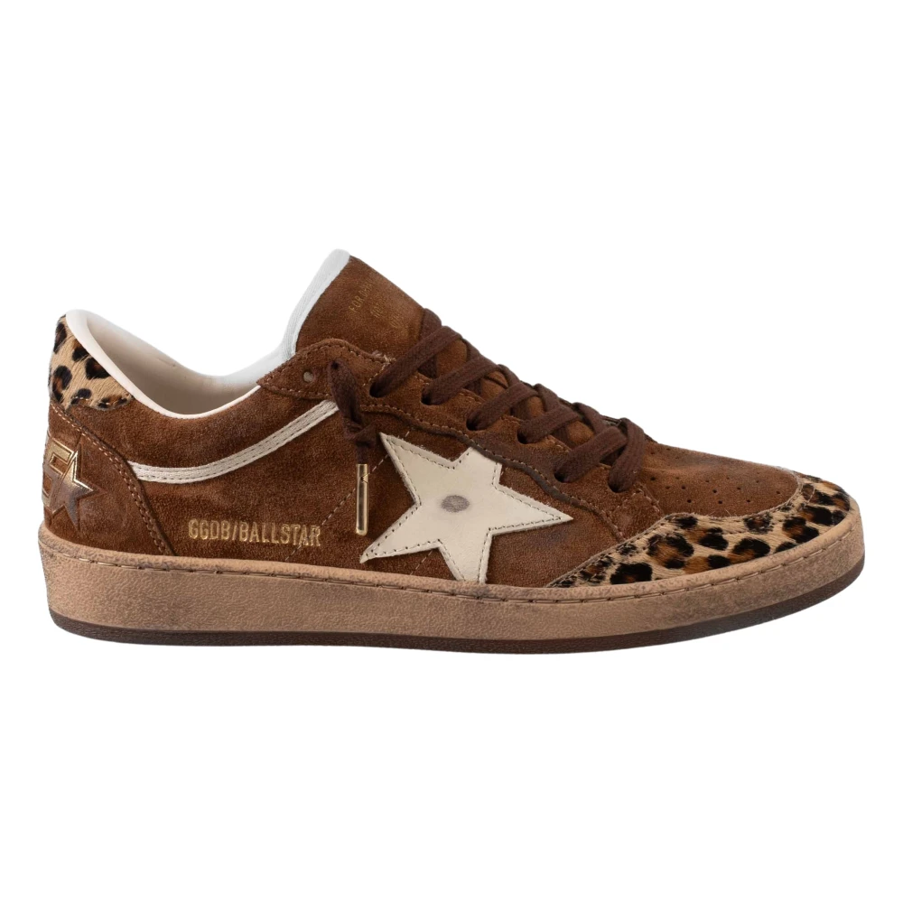 Golden Goose Women's Brown Sneakers, 8 Uk, Ball Star Trainers