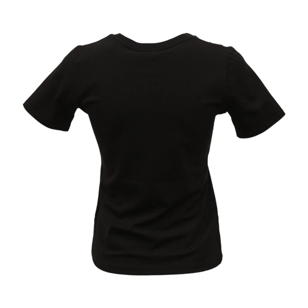 Gaëlle Paris Korte Mouw T-shirt Black Dames