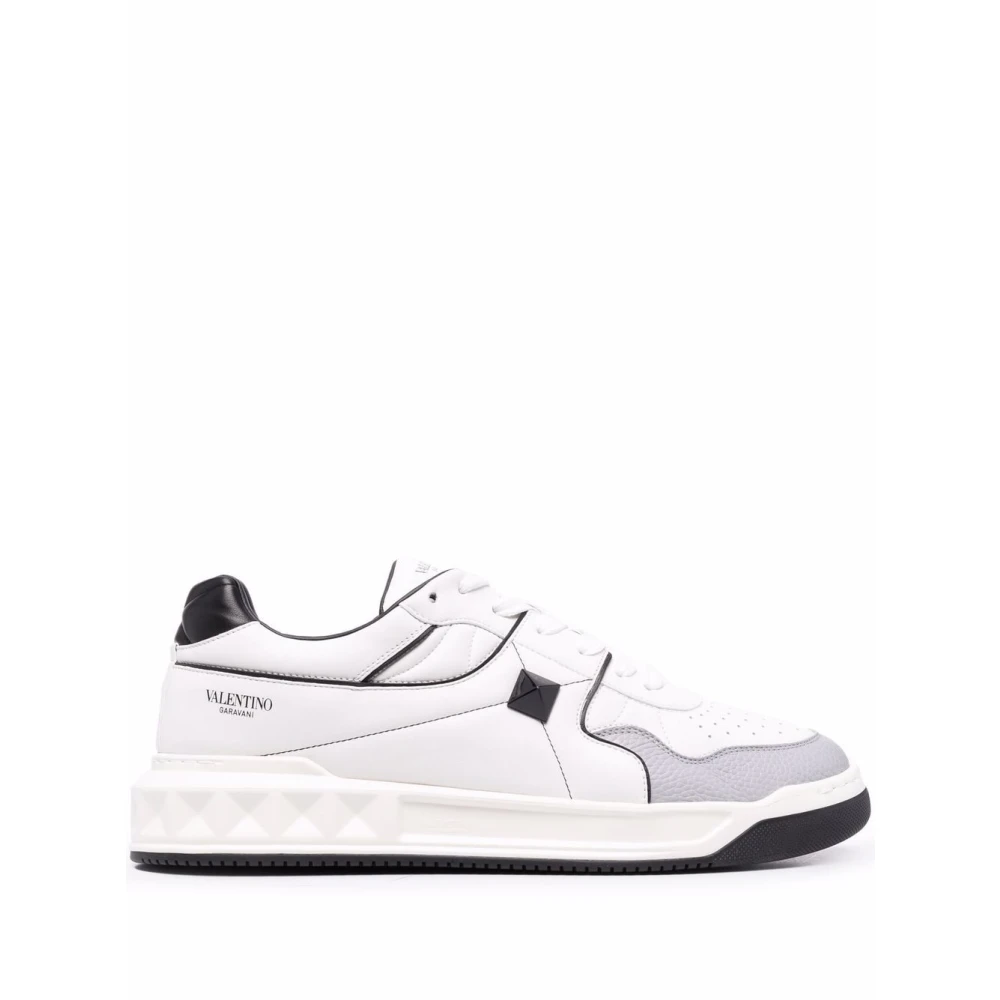 Valentino Garavani Leren Sneakers Logo Applicatie Heren Schoenen Veelkleurig Multicolor