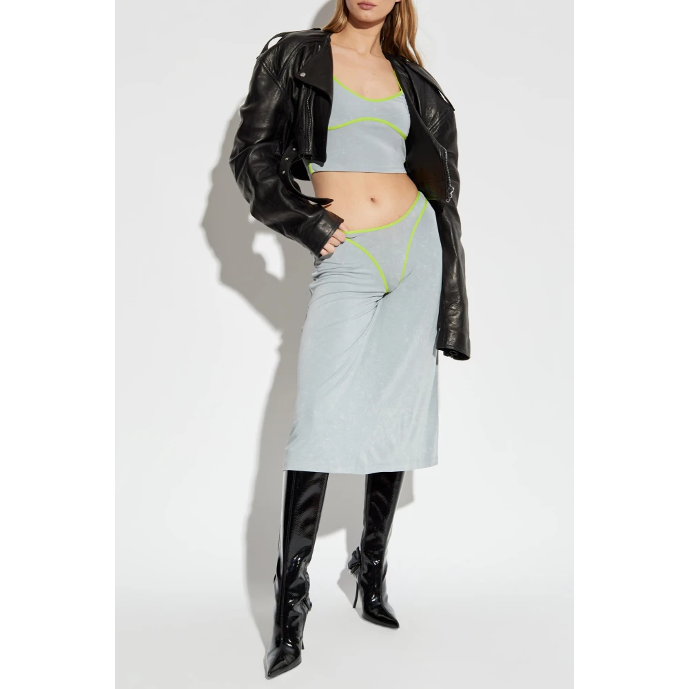 Diesel Rok O-Fine Gray Dames
