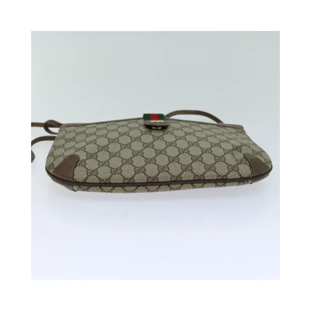 Gucci Vintage Pre-owned Canvas gucci-bags Beige Dames