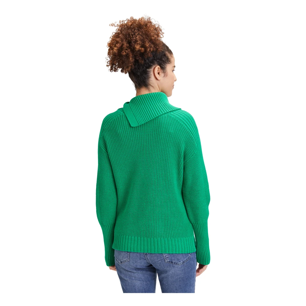 Betty Barclay Chunky Gebreide Coltrui Green Dames