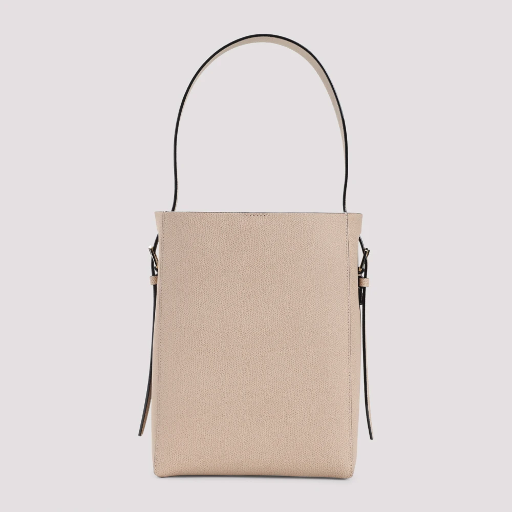 Valextra Beige Cashmere Kleine Emmer Tas Beige Dames