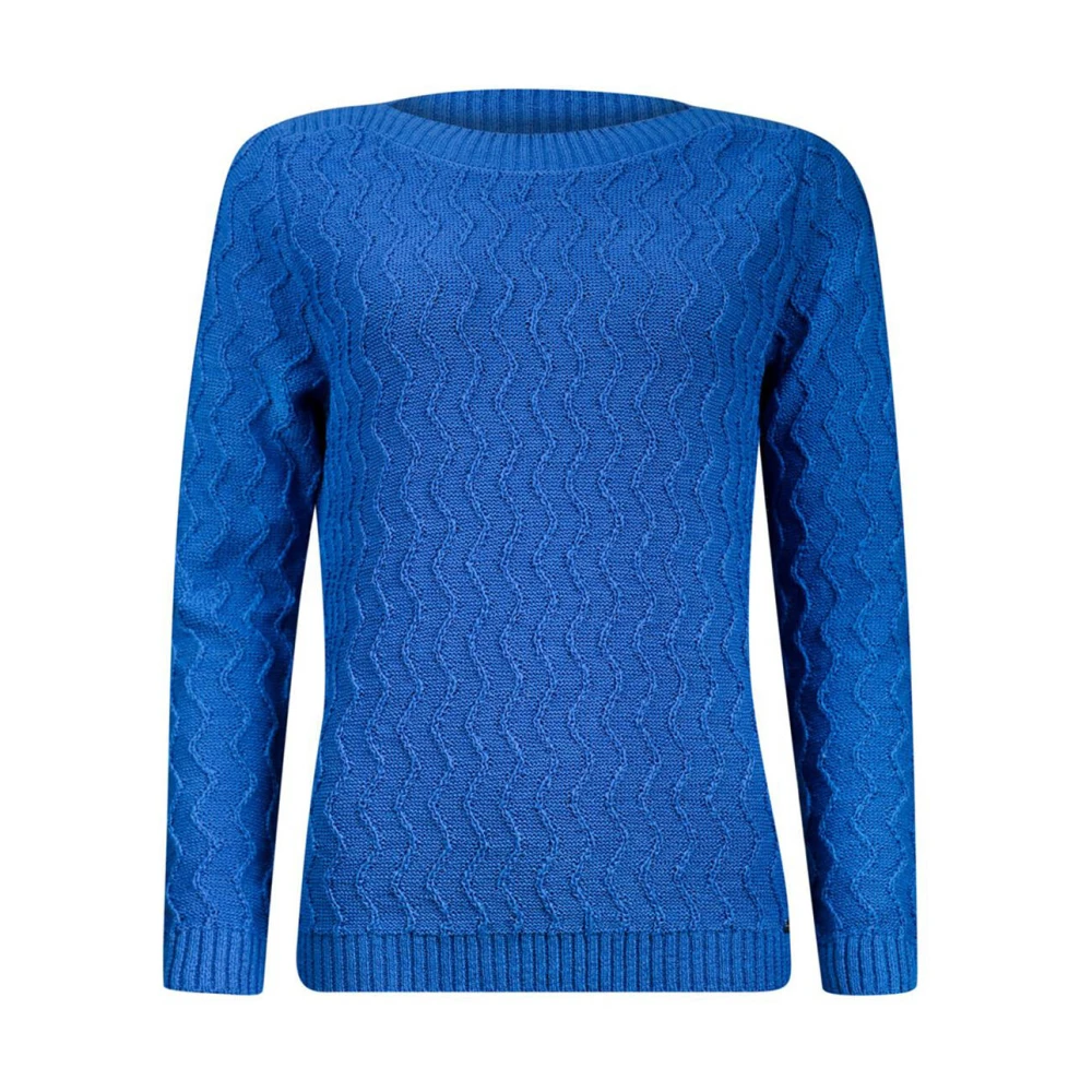 Roberto sarto Pullover Lange Mouw Stijlvolle Sweater Blue Dames
