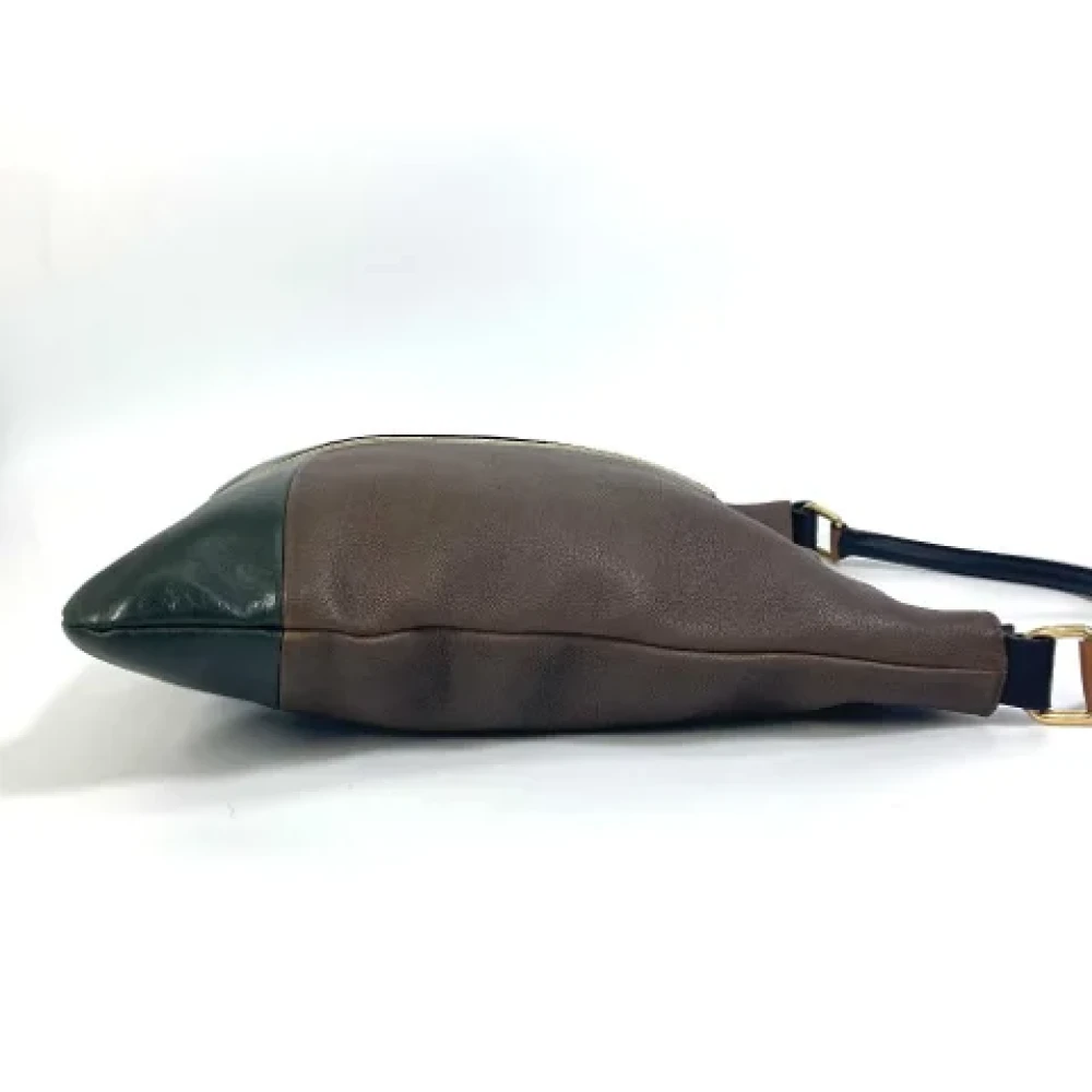 Celine Vintage Pre-owned Leather shoulder-bags Brown Dames