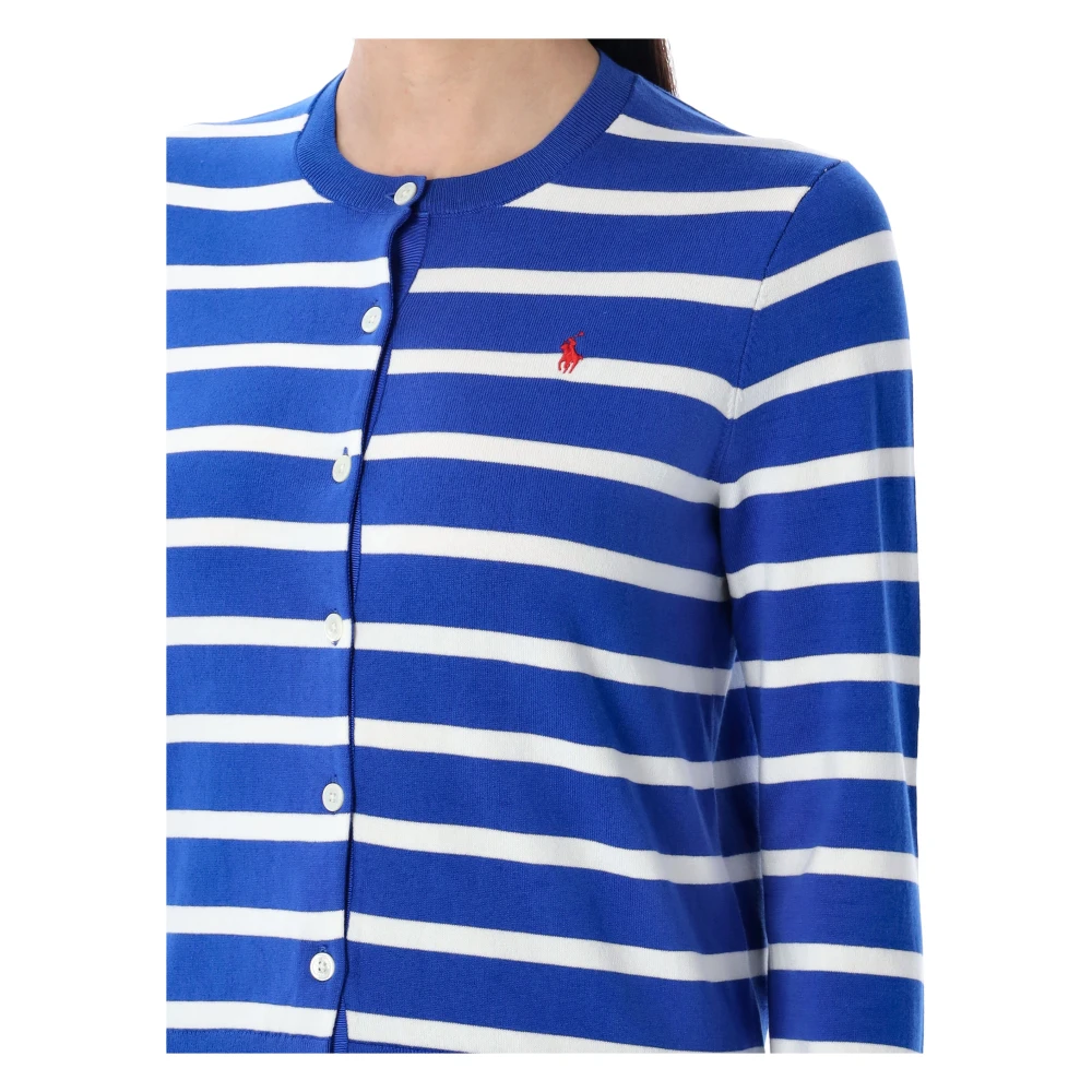 Ralph Lauren Dameskleding Gebreide kleding Blauwe Saturnus Wit Ss25 Blue Dames
