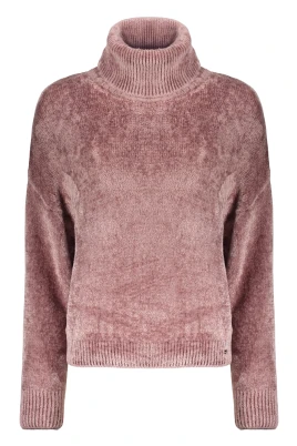 Tröja med hög, elegant krage