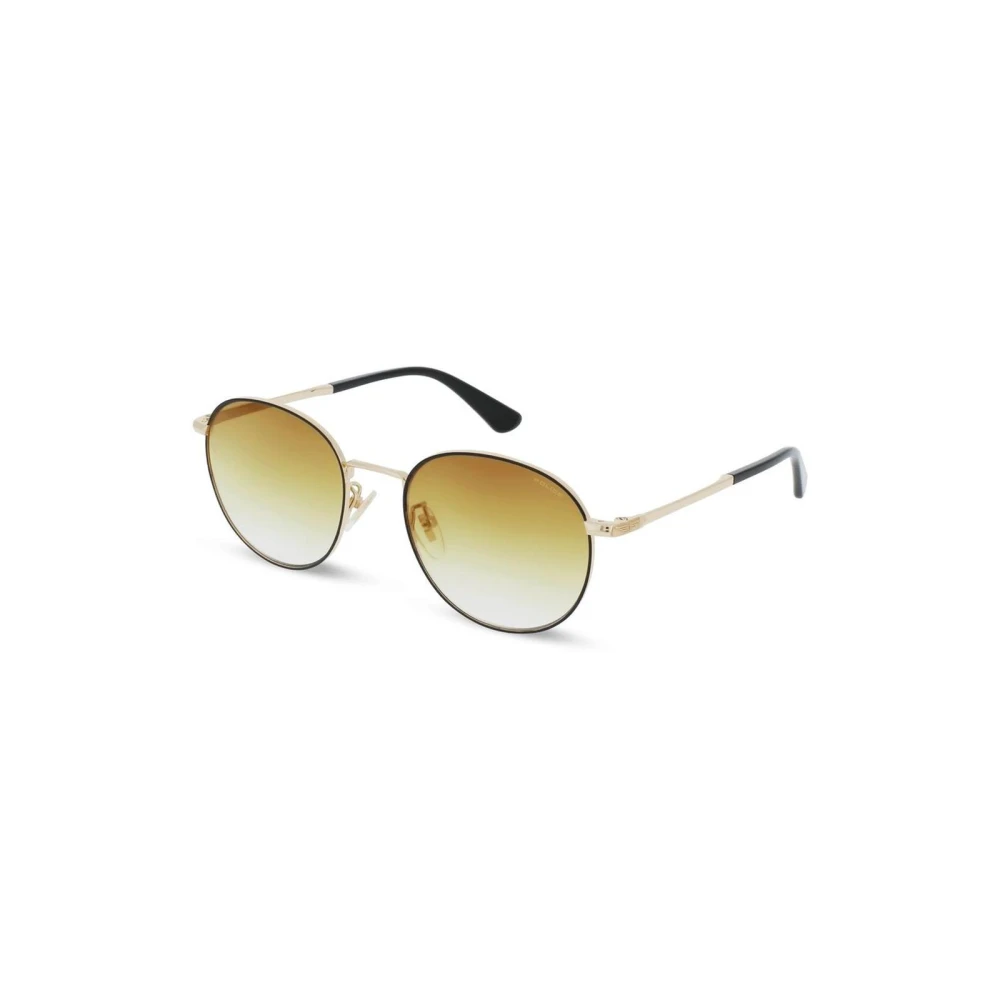 Police Women's Yellow Metal Frame Sunglasses