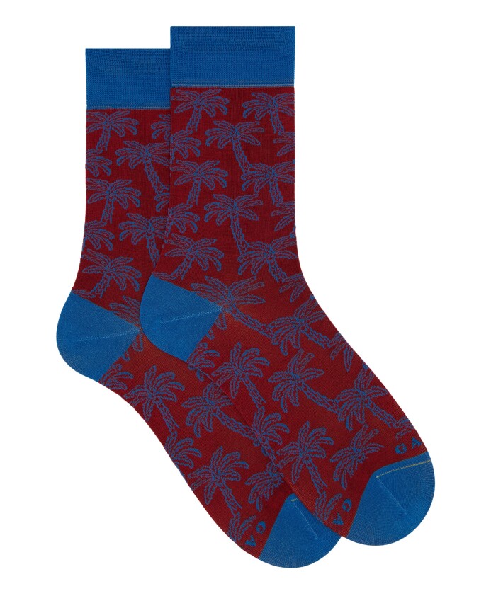 chaussettes-courtes-en-coton-a-motif-de-palmiers-pour-hommes-rouges