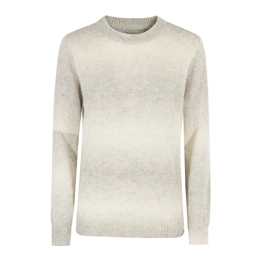 Woolrich Alpaca Ombre Crewneck Sweater Gray Dames