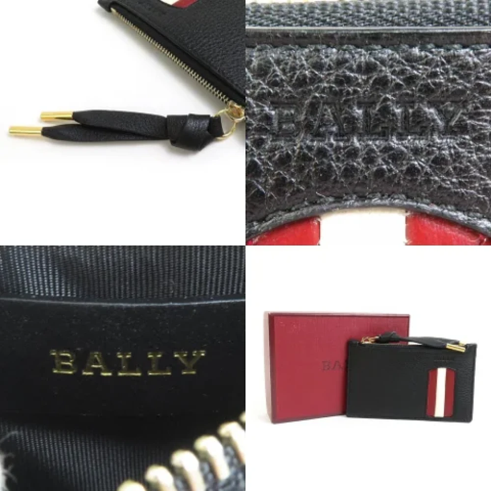 Bally Pre-owned Leather wallets Black Dames