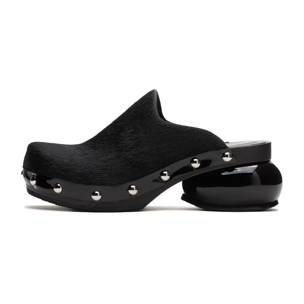 Scholl Black Clogs, Female, 8 Uk, Pescura Jolene