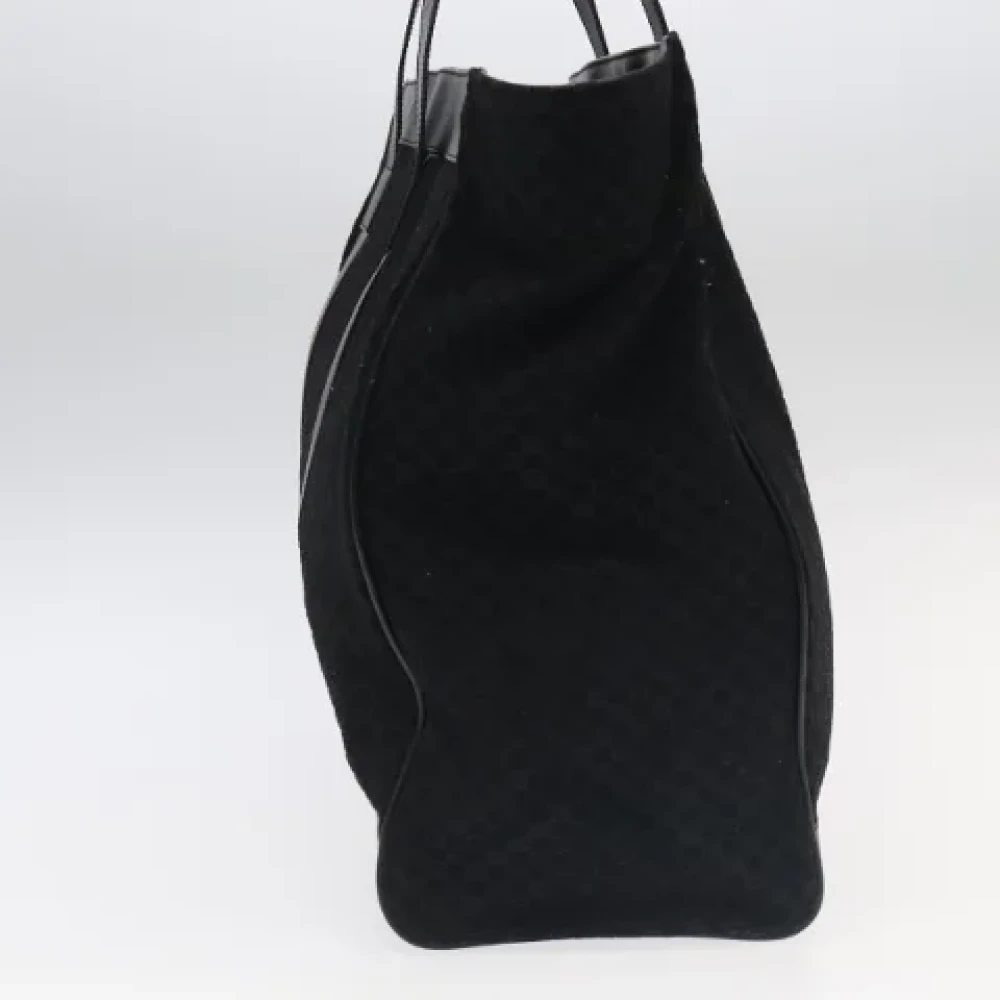 Gucci Vintage Pre-owned Canvas totes Black Dames