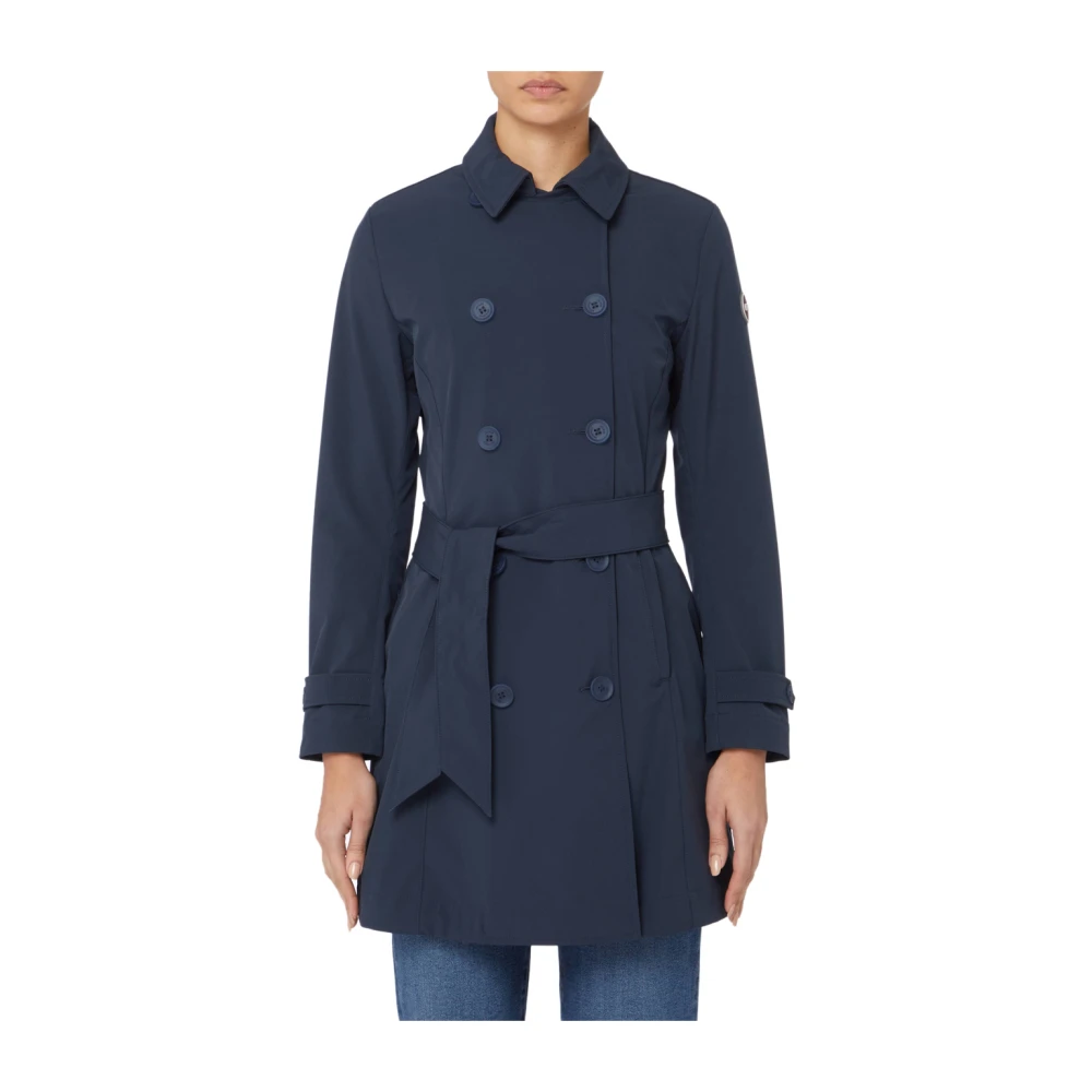 Colmar Women's Blue Softshell Trench - Trench Coats - Xl - Coats