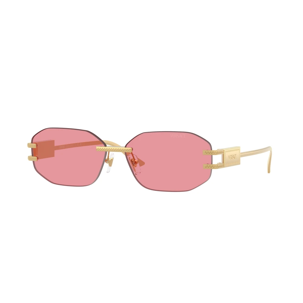 Versace Women's Yellow Stylish Sunglasses In Black Frame Medium
