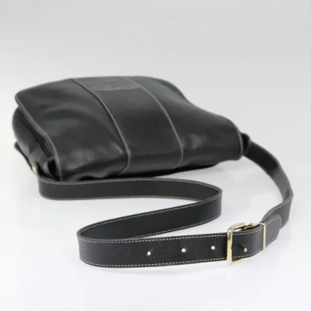Dior Vintage Pre-owned Leather dior-bags Black Dames