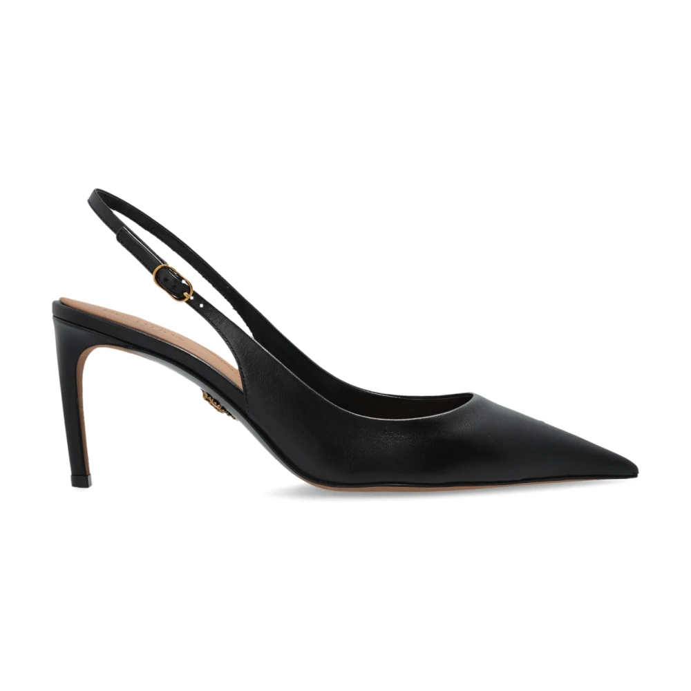 Dolce & Gabbana Women's Black Leather Slingback Heels - Pumps - 7 Uk - Shoes