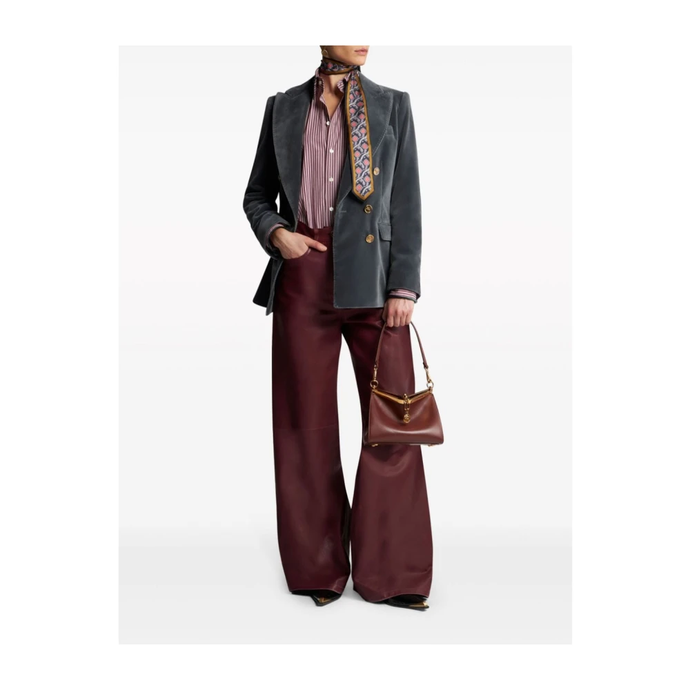 ETRO Heldere Blauwe Buitenkleding voor Vrouwen Aw24 Blue Dames