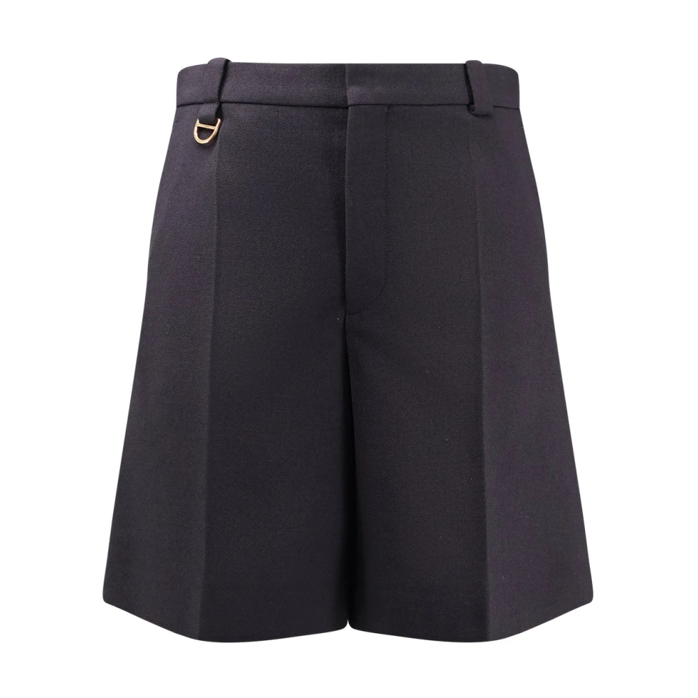 Chloé Wollen Shorts met Metalen Detail Black Dames