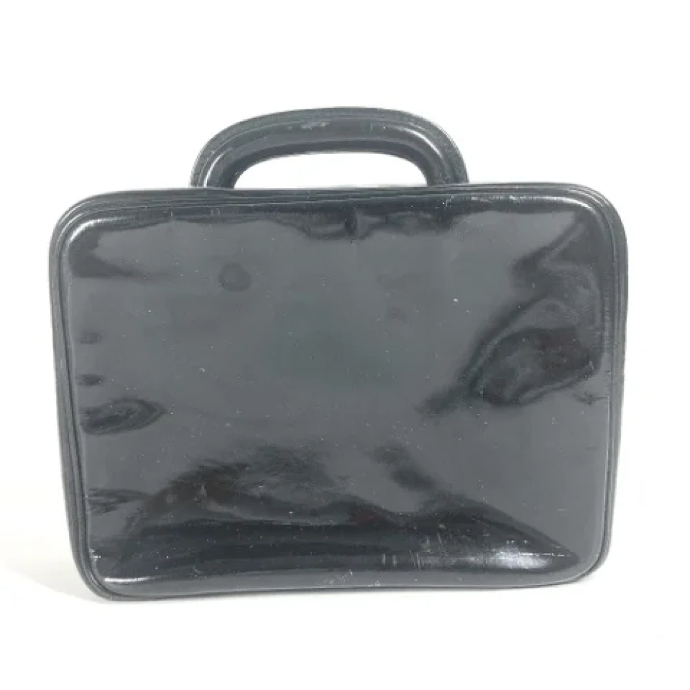 Chanel Vintage Pre-owned Leather chanel-bags Black Dames