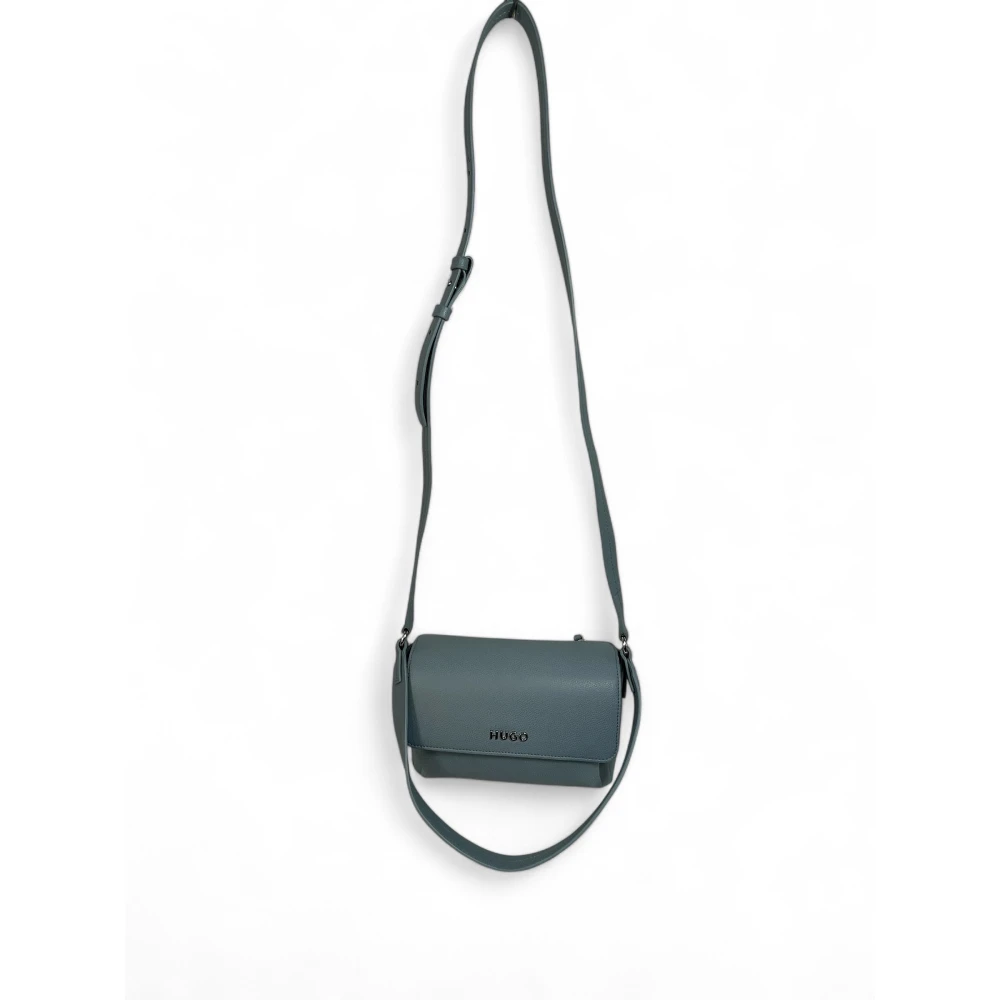 Hugo Boss Chris Flap Schoudertas voor Vrouwen Gray Dames