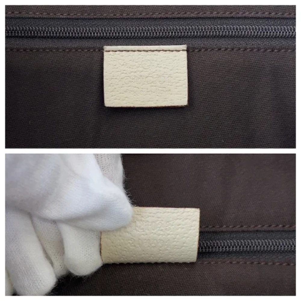 Gucci Vintage Pre-owned Canvas totes Beige Dames