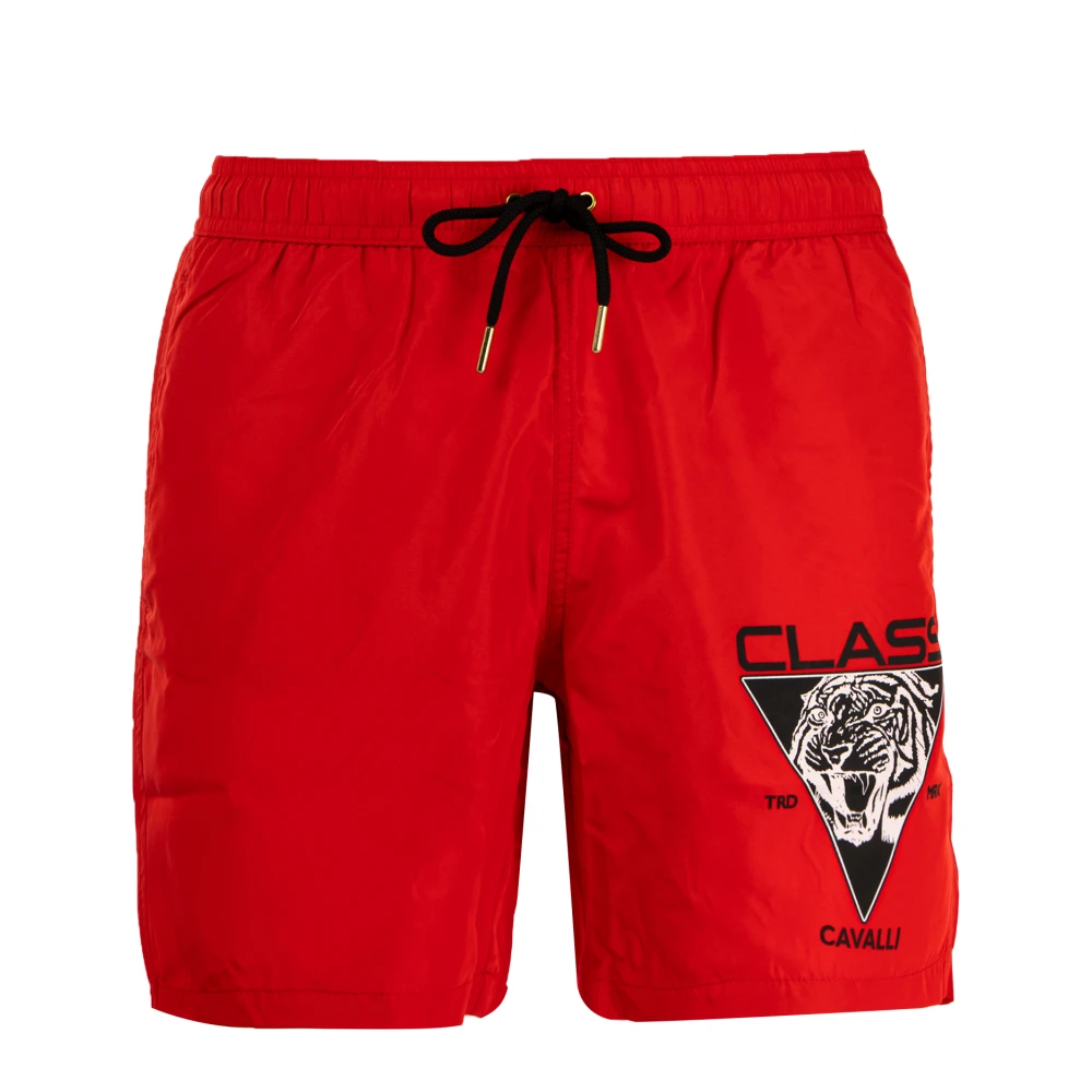 Cavalli Class Boxer Style Herenzwemkleding Red Heren