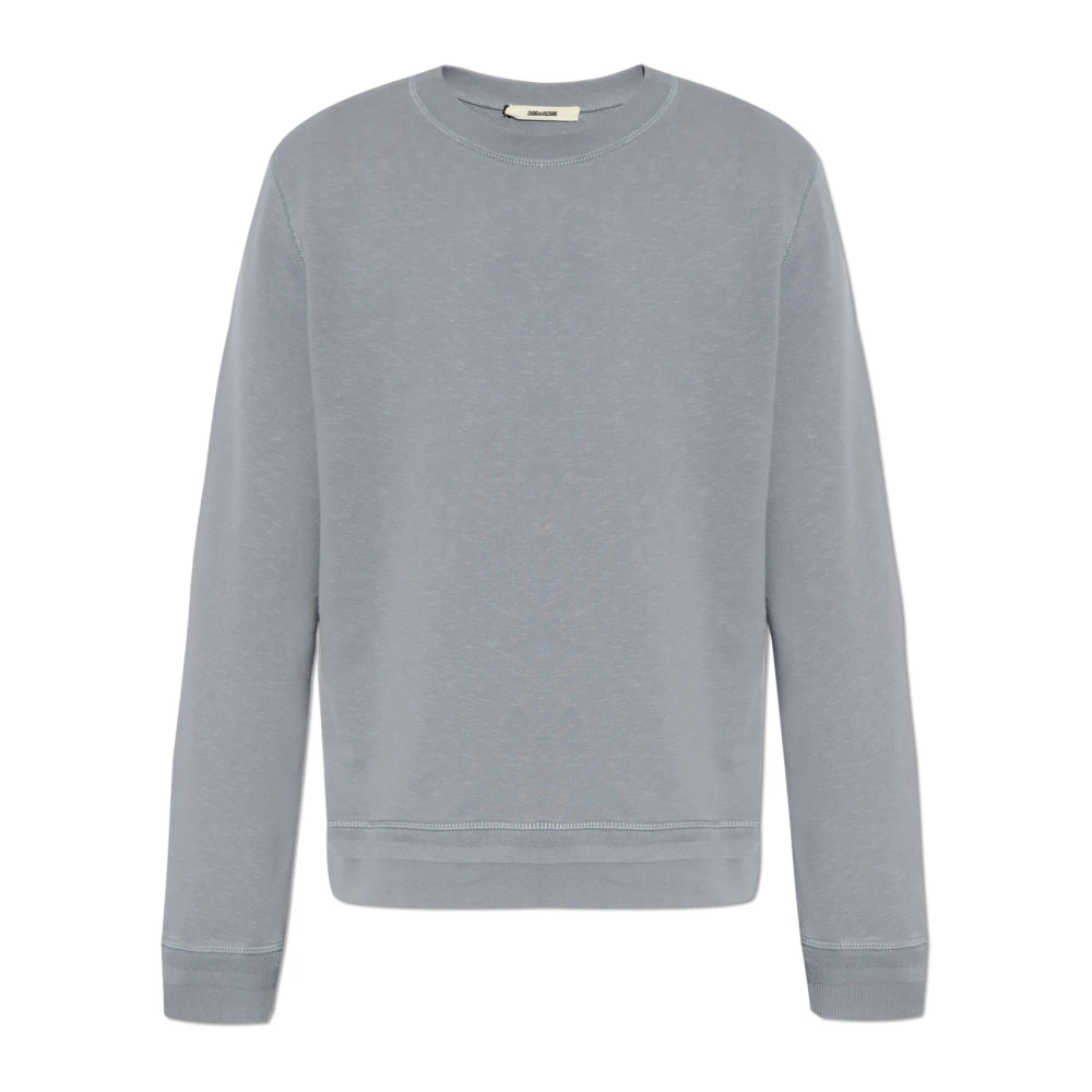 Zadig & Voltaire Gedrukte sweatshirt Gray Heren