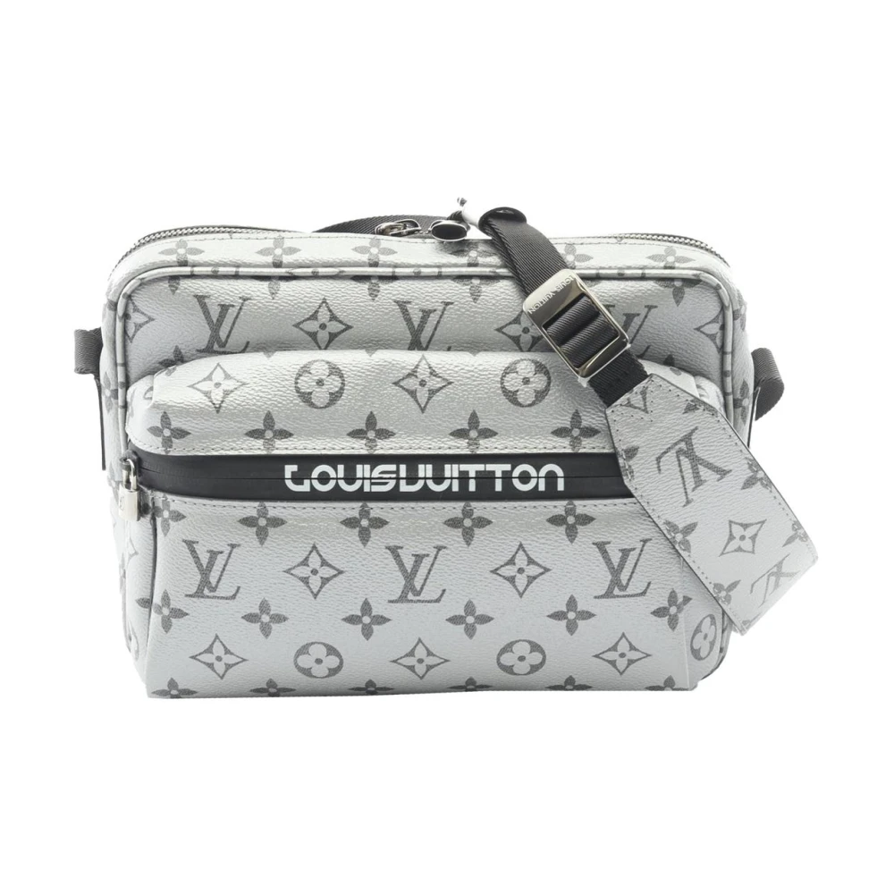Louis Vuitton Vintage Women's Gray Pre-Owned Vintage Monogram Shoulder Bag