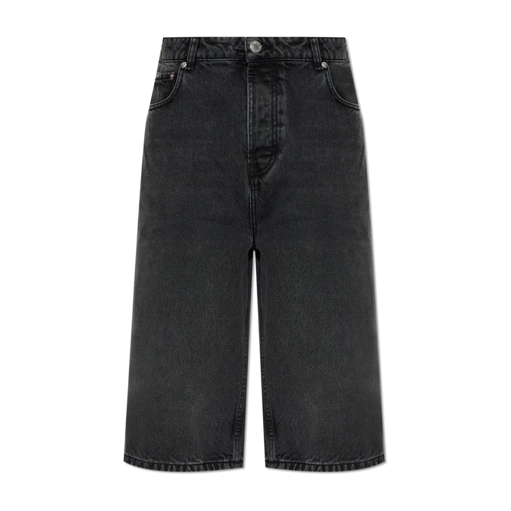 Ami Paris Uomo Nero Pantaloncini, W31, New,