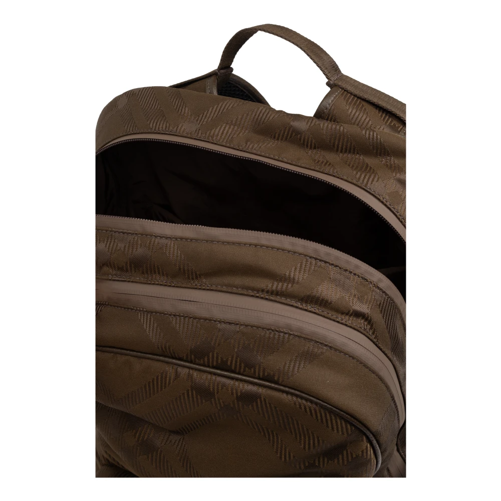 Burberry Rugzak met ruitpatroon Brown Heren