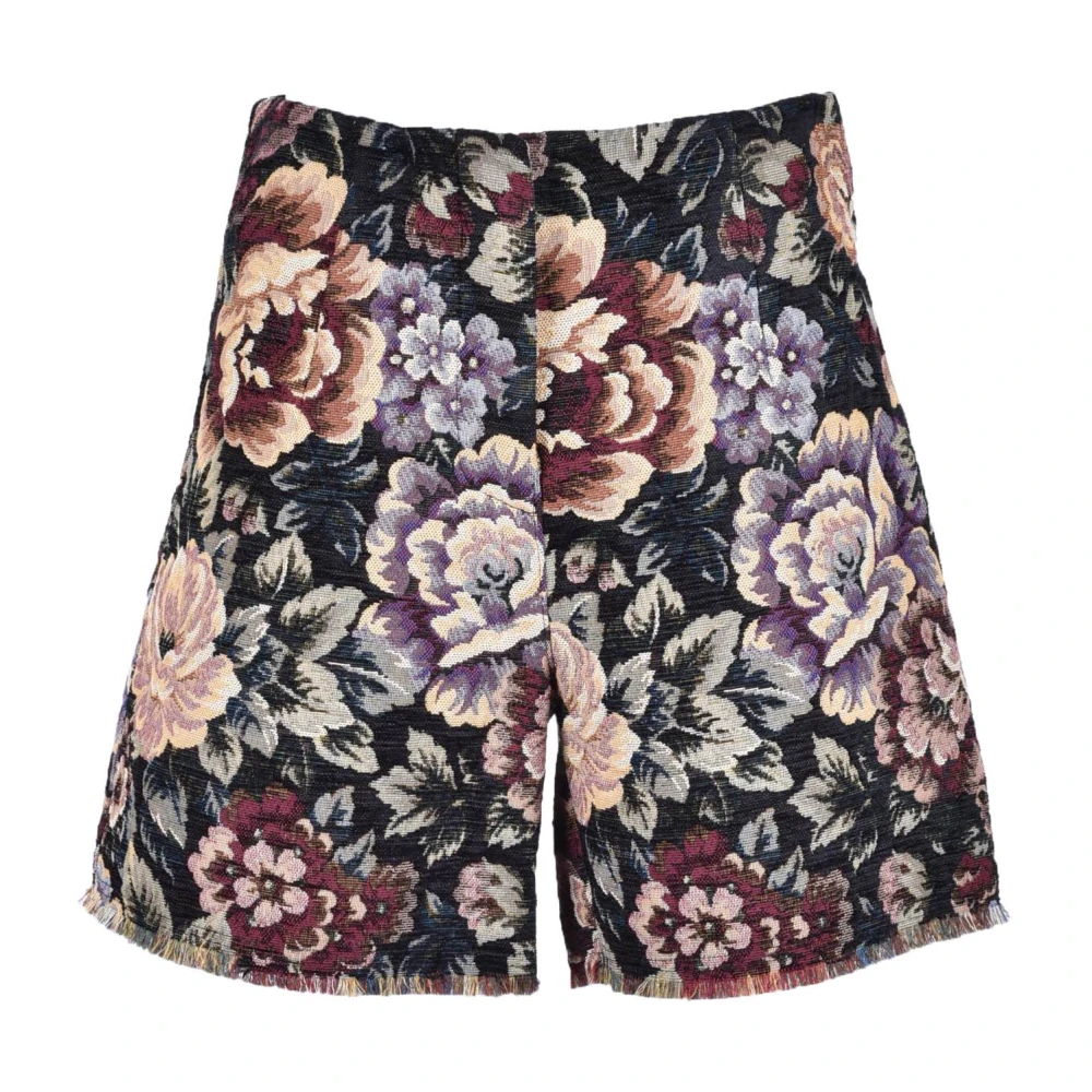 L'Autre Chose Stijlvol Katoenmix Shorts Multicolor Dames