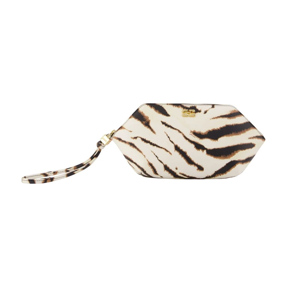 Ganni , Toilet Bags, Female, Beige, One Size, Bou Make Up Pouch