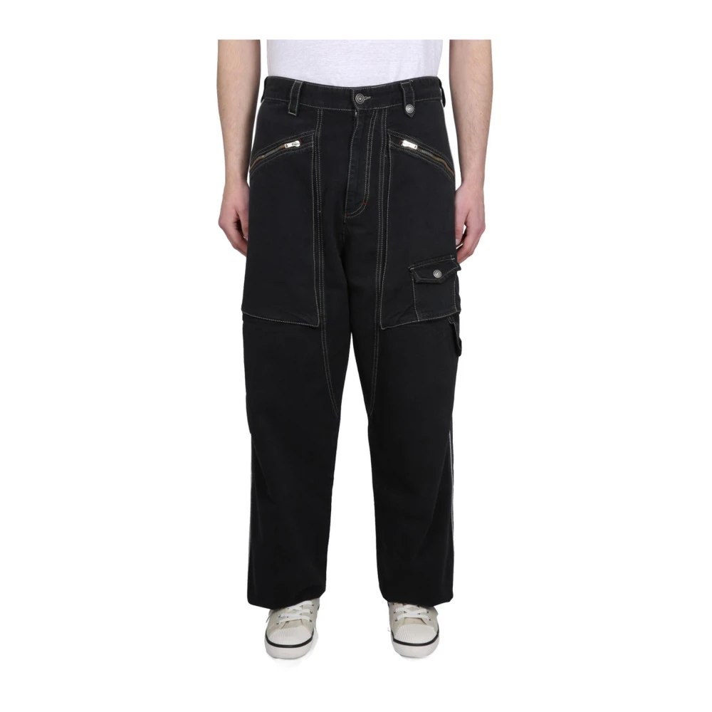 Isabel Marant Men's Black Cargo Pants