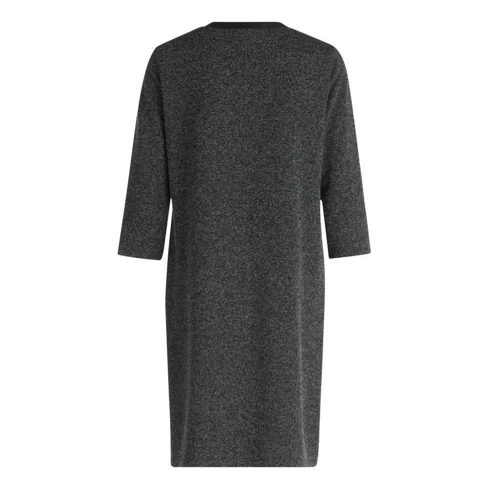Vera Mont Elegante Businessjurk met V-hals Black Dames