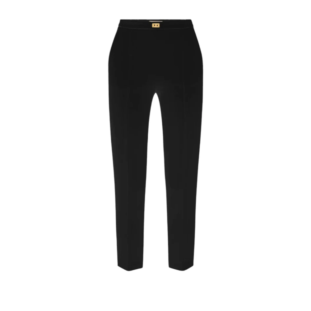 Elisabetta Franchi Stijlvolle Broek voor Vrouwen Black Dames