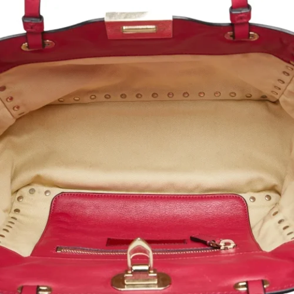 Valentino Vintage Pre-owned Leather shoulder-bags Pink Dames
