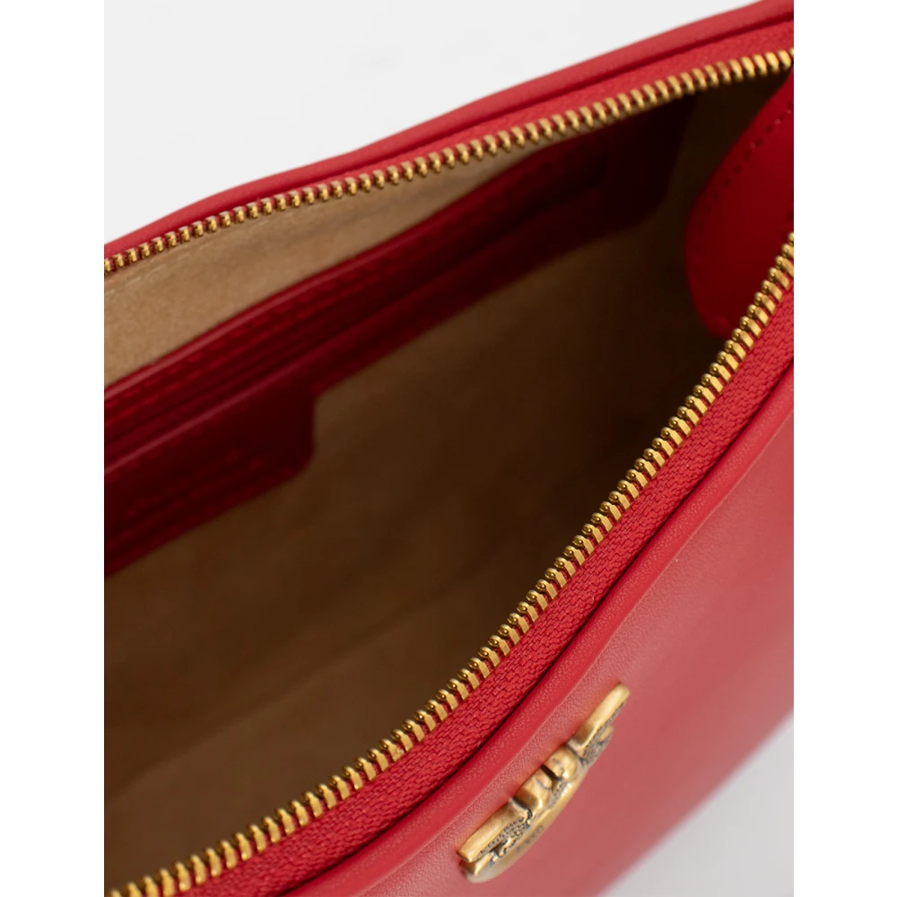 pinko Love Birds Half Moon Tas Red Dames